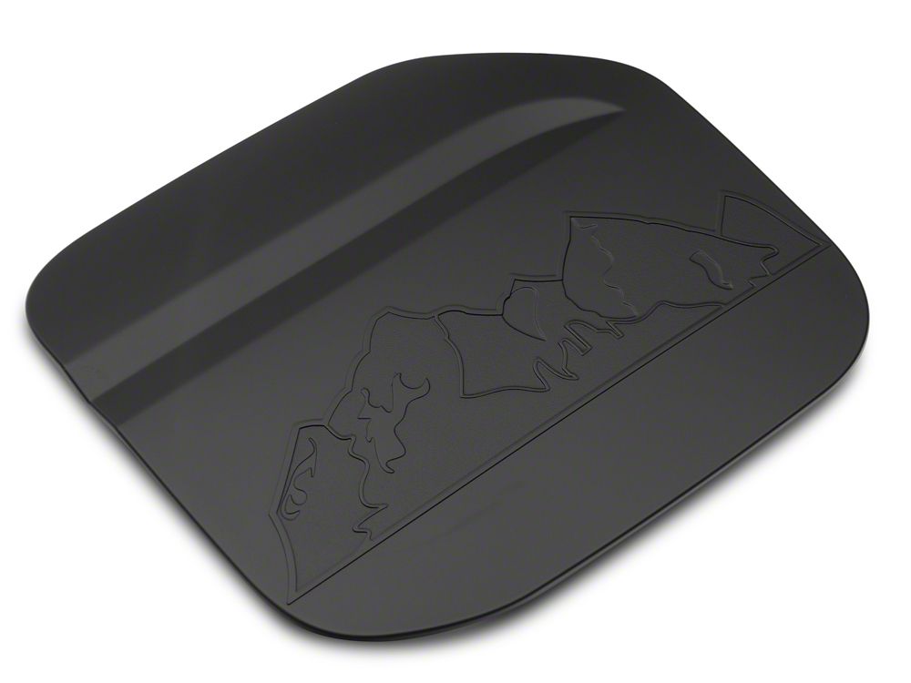 RedRock Fuel Door Cover; Matte Black (2124 Bronco, Excluding Raptor