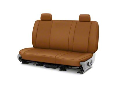 Covercraft Carhartt PrecisionFit Custom Second Row Seat Covers; Brown (21-24 Bronco 4-Door w/o Fold-Down Armrest)