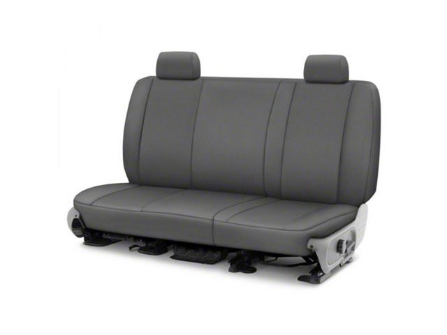 Covercraft Carhartt PrecisionFit Custom Second Row Seat Covers; Gravel (21-24 Bronco 4-Door w/o Fold-Down Armrest)