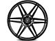 Rohana Wheels RFV1 Gloss Graphite 6-Lug Wheel; 22x9.5; 0mm Offset (21-24 Bronco, Excluding Raptor)