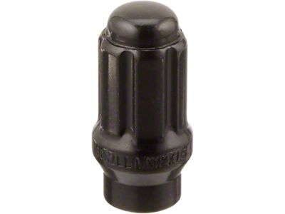 Black Lug Nuts; 12mm x 1.5; Set of 24 (21-23 Bronco, Excluding Raptor)