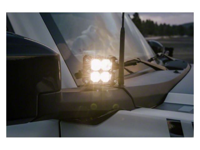 Heretic Studios LED Ditch Light Kit; Spot Beam; Clear Lens (21-24 Bronco)