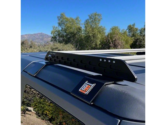 Hard Top Short Roof Rack with Silver Cross Bars (21-24 Bronco 4-Door)