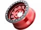 Dirty Life Roadkill Race Crimson Candy Red Beadlock 6-Lug Wheel; 17x9; -14mm Offset (21-24 Bronco, Excluding Raptor)