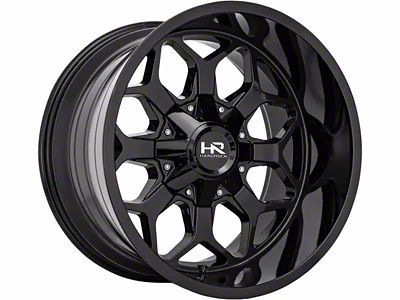 Hardrock Offroad Indestructible Gloss Black 6-Lug Wheel; 20x10; -19mm Offset (21-24 Bronco, Excluding Raptor)