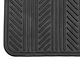RedRock 4-Piece All-Weather Floor Mats; Black (Universal; Some Adaptation May Be Required)