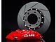 4-Piston Front Big Brake Kit with 14-Inch Slotted Rotors; Red Calipers (21-24 Bronco, Excluding Raptor)