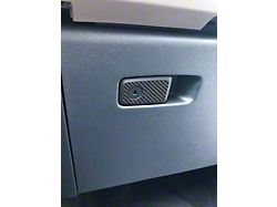 Glove Box Accent Trim; Raw Carbon Fiber (21-23 Bronco)