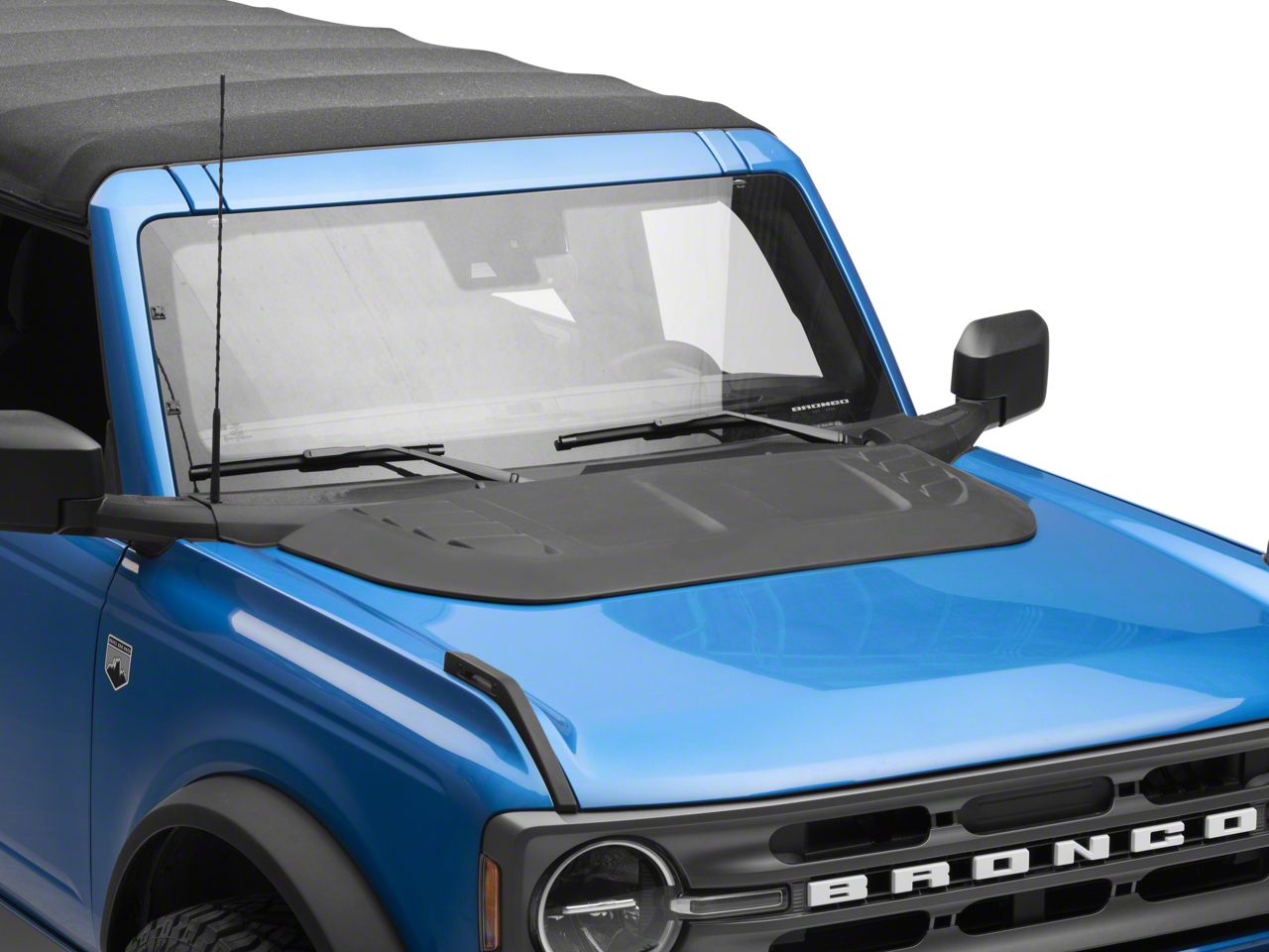 Ford Bronco Hood Scoop; Matte Black VM2DZ16C630A (2124 Bronco