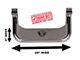 Carr Super Hoop Side Steps; Polished; Pair (05-09 4Runner)