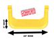 Carr Super Hoop Side Steps; Safety Yellow; Pair (05-09 4Runner)