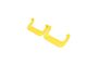 Carr Super Hoop Side Steps; Safety Yellow; Pair (21-24 Bronco)