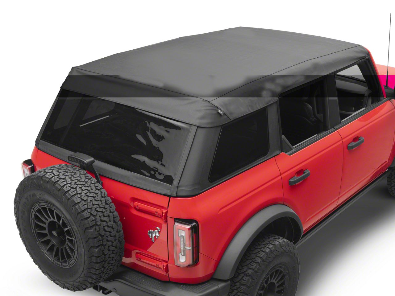 Ford Bronco TrekTop Retractable Soft Top; Black Vinyl VM2DZ78501C25E