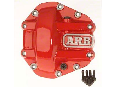 ARB M220 Rear Differential Cover; Red (21-24 Bronco)