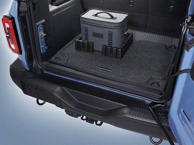 Ford Cargo Area Floor Rug; Black (21-24 Bronco 4-Door)