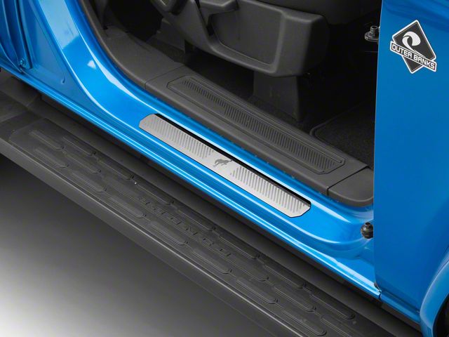 Ford Stainless Steel Door Sill Plates (21-24 Bronco 2-Door)