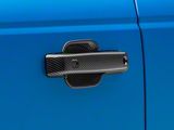 RedRock Door Handle and Recess Covers; Carbon Fiber Appearance (21-26 Bronco)