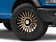 XF Offroad XF-231 Satin Black Machined with Bronze Double Dark Tint 6-Lug Wheel; 20x9; 0mm Offset (21-24 Bronco, Excluding Raptor)