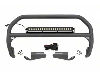 Rough Country Nudge Bar with 20-Inch Black Series LED Light Bar (21-24 Bronco w/ Modular Front Bumper)
