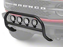 Rough Country Nudge Bar with 4-Inch Round LED Lights (21-24 Bronco w/ Modular Front Bumper)