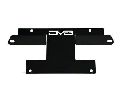 DV8 Offroad Factory Front Bumper License Plate Relocation Bracket (21-24 Bronco)