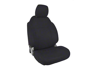 PRP Front Seat Covers; All Black (21-24 Bronco 2-Door)