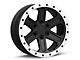 Rovos Wheels Tenere Satin Black 6-Lug Wheel; 17x8.5; 0mm Offset (21-24 Bronco, Excluding Raptor)