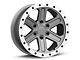Rovos Wheels Tenere Charcoal 6-Lug Wheel; 17x8.5; 0mm Offset (21-24 Bronco, Excluding Raptor)