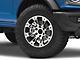 Rovos Wheels Karoo Satin Black Machined 6-Lug Wheel; 17x8.5; 0mm Offset (21-24 Bronco, Excluding Raptor)