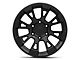 Rovos Wheels Karoo Satin Black 6-Lug Wheel; 17x8.5; 0mm Offset (21-24 Bronco, Excluding Raptor)