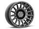 Rovos Wheels Bara Charcoal 6-Lug Wheel; 17x9; 5mm Offset (21-24 Bronco, Excluding Raptor)