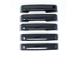 Door Handle Covers; Gloss Black (21-23 Bronco 4-Door)