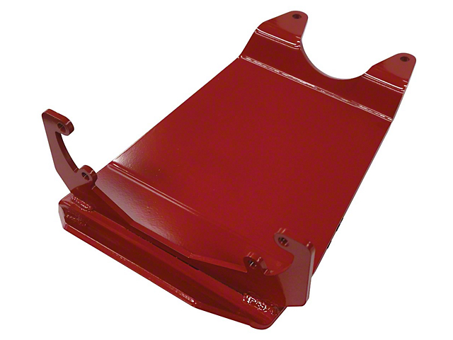 Rancho rockGEAR Rear Differential Skid Plate; Red (21-23 Bronco)