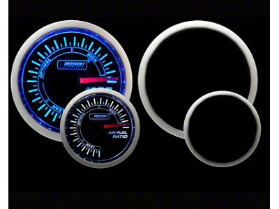 Prosport 52mm Performance Series Air/Fuel Ratio Gauge; Electrical; Blue/White (Universal; Some Adaptation May Be Required)
