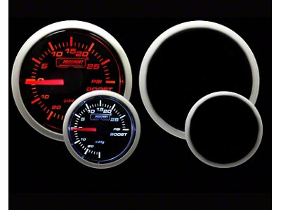 Prosport 52mm Performance Series Boost Gauge; Electrical; 30 PSI; Amber/White (Universal; Some Adaptation May Be Required)