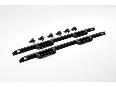 N-Fab EpYx Cab Length Nerf Side Step Bars; Textured Black (21-24 Bronco 2-Door)
