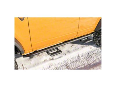 N-Fab Full Length RKR Side Rails; Textured Black (21-24 Bronco 2-Door)