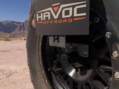 Havoc Offroad Rear License Plate Relocation Bracket (21-24 Bronco)