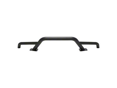 Round Bull Bar for XTS Front Bumper; Textured Black (21-23 Bronco w/o Front Parking Sensors)