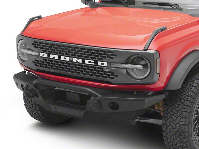 Havoc Offroad Steel Bender Front Bumper; Textured Black (21-24 Bronco, Excluding Raptor)