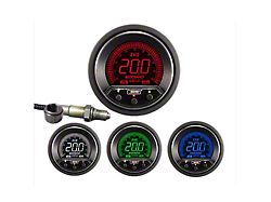 Prosport 52mm Premium EVO Series Wideband Air Fuel Ratio Gauge with With Bosch Sensor; Electrical; Blue/Red/Green/White (Universal; Some Adaptation May Be Required)