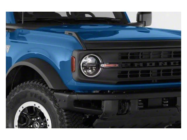 Headlight Covers; Clear (21-24 Bronco Base)