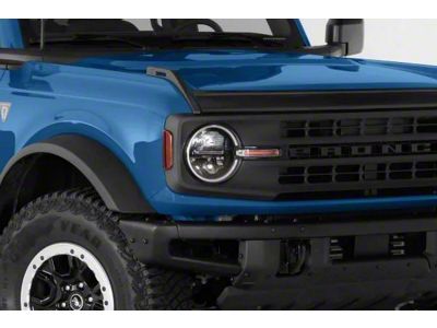 Headlight Covers; Clear (21-24 Bronco Base)