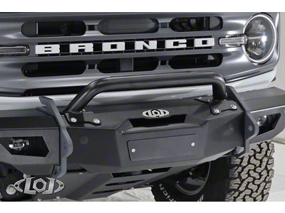 LoD Offroad Black Ops Front Bumper Bull Bar; Black Texture (07-24 Jeep Wrangler JK & JL)