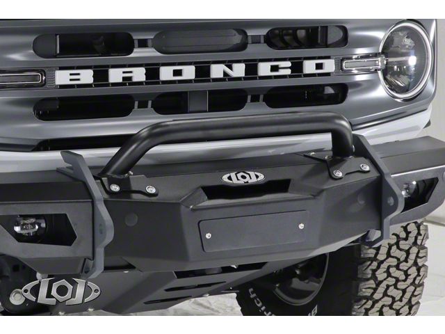 LoD Offroad Black Ops Front Bumper Bull Bar; Black Texture (07-24 Jeep Wrangler JK & JL)
