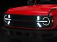RTR Grille with Signature LED Lighting; Plain Centerbar (21-24 Bronco)