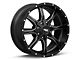 Moto Metal MO970 Semi Gloss Black Milled 6-Lug Wheel; 18x10; -24mm Offset (21-24 Bronco, Excluding Raptor)