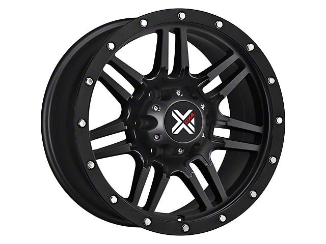DX4 Wheels 7S Flat Black 6-Lug Wheel; 16x8; 18mm Offset (16-23 Tacoma)