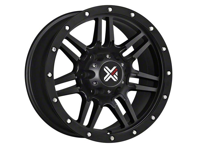 DX4 Wheels 7S Flat Black 6-Lug Wheel; 16x8; 18mm Offset (21-24 Bronco, Excluding Raptor)