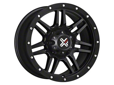 DX4 Wheels 7S Flat Black 6-Lug Wheel; 16x8; 18mm Offset (05-15 Tacoma)